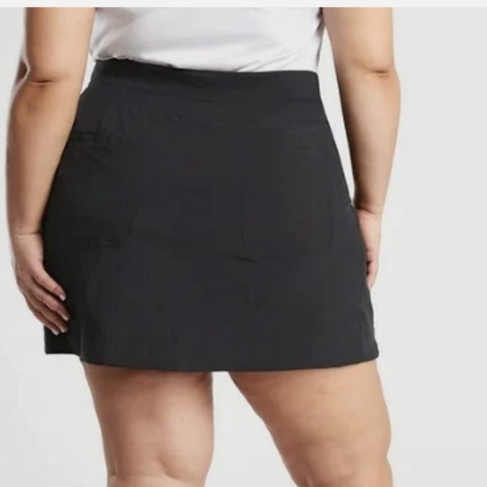 Athleta Black Skort with Pockets